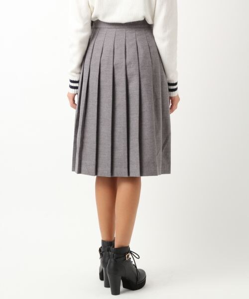 Heather(ヘザー)の「プリーツミディスカート(スカート・レディース・グレー/レッド/ブルー・S/M)」の5枚目の写真