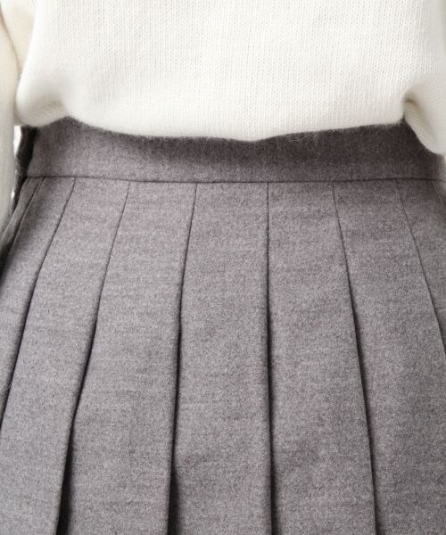 Heather(ヘザー)の「プリーツミディスカート(スカート・レディース・グレー/レッド/ブルー・S/M)」の10枚目の写真