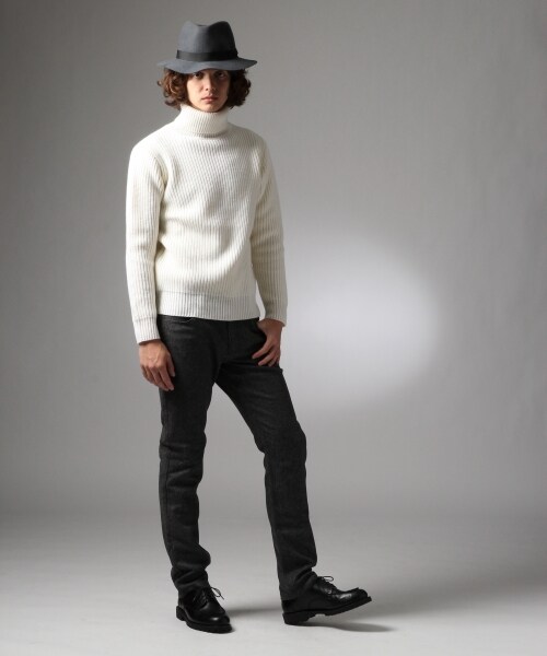 HARE(ハレ)の「ストレッチフラノスリムパンツ(パンツ・メンズ・ブラック/グレー/ネイビー・S/M/L)」の11枚目の写真