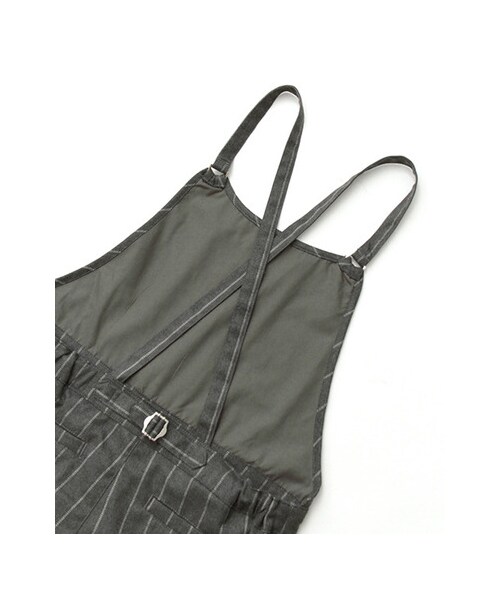 URBAN RESEARCH Sonny Label（アーバンリサーチサニーレーベル）の「ストライプサロペット（パンツ・レディース・グレー/ネイビー・36/38）」の14枚目の写真