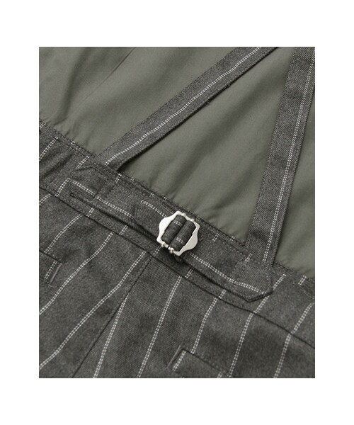 URBAN RESEARCH Sonny Label（アーバンリサーチサニーレーベル）の「ストライプサロペット（パンツ・レディース・グレー/ネイビー・36/38）」の15枚目の写真