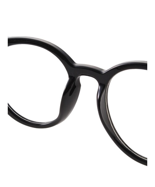 GYDA（ジェイダ）の「ラウンドクリアサングラス（ファッション雑貨・レディース・ブラック/ブラウン・F）」の6枚目の写真