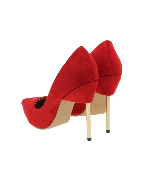 Ungrid（アングリッド）の「【Classy】スウェードピンヒール（シューズ・レディース・ブラック/レッド/オレンジ・S/M/L）」の6枚目の写真