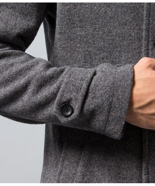 LE JUN（ルジュン）の「モッサステンカラーコート（コート・メンズ・グレー/ネイビー・S/M/L）」の8枚目の写真