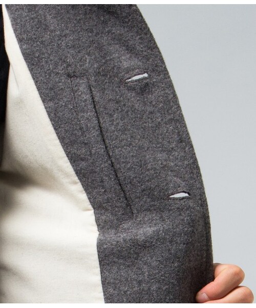LE JUN（ルジュン）の「モッサステンカラーコート（コート・メンズ・グレー/ネイビー・S/M/L）」の12枚目の写真