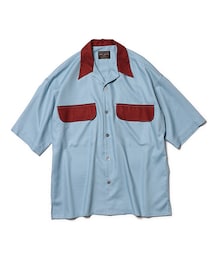 MR.OLIVE（ミスターオリーブ）の「MR.OLIVE / WASHABLE RAYON / CLASSIC OPEN COLLAR SHIRT（トップス）」
