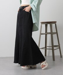 COLONY 2139 | 裾フリンジデニムマーメイドスカート(スカート)