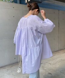 DouDou | 2WAYティアードチュニックブラウス(シャツ/ブラウス)