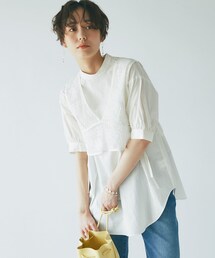 un dix cors（アンディコール）の「《予約》ここでしか手に入らない！【WEB限定】レースベストセットブラウス（シャツ/ブラウス）」