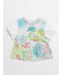 HAKKA BABY（ハッカベビー）の「[ベビー]丘の上のテラスプリントパフスリーブTシャツ（トップス・キッズ）」