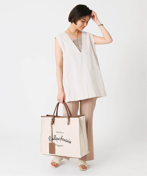 B.C STOCK(ベーセーストック)の「キャンバスロゴトートバッグ◆(バッグ・ブラック/(001)/フリー/在庫あり)」の5枚目の写真