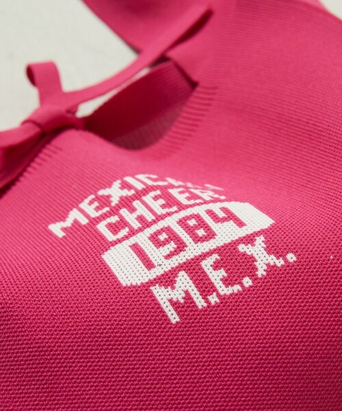 FREAK'S STORE（フリークスストア）の「ニットロゴバッグ（バッグ・ピンク/イエロー/グリーン・ONE SIZE）」の20枚目の写真