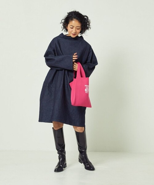 FREAK'S STORE（フリークスストア）の「ニットロゴバッグ（バッグ・ピンク/イエロー/グリーン・ONE SIZE）」の7枚目の写真