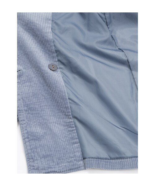 w closet（ダブルクローゼット）の「コーデュロイダブルチェスターコート（トップス・レディース・モカベージュ/グリーン/グレーブルー/ネイビー・FREE）」の11枚目の写真