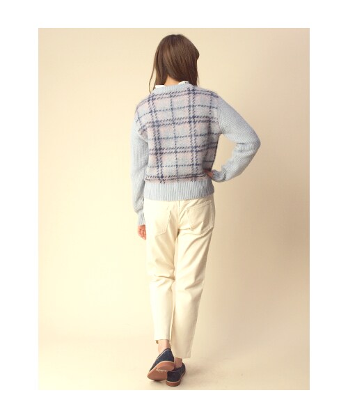 w closet（ダブルクローゼット）の「コーデュロイボーイフレンドパンツ（パンツ・レディース・アイボリー/L.グレー/チャコール・FREE）」の6枚目の写真