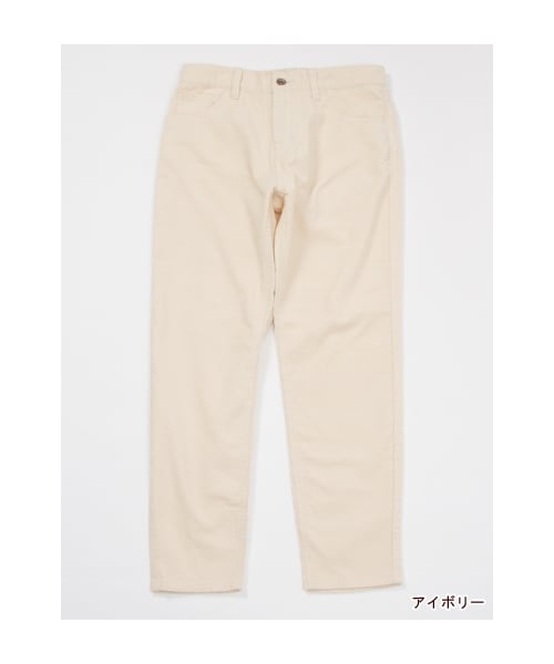 w closet（ダブルクローゼット）の「コーデュロイボーイフレンドパンツ（パンツ・レディース・アイボリー/L.グレー/チャコール・FREE）」の2枚目の写真