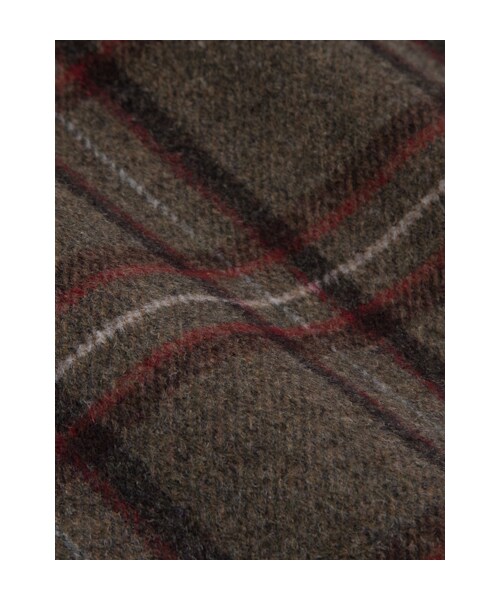 w closet（ダブルクローゼット）の「ウール混起毛チェックワンピース（ワンピース/ドレス・レディース・ブラウンベース/カーキベース・FREE）」の10枚目の写真