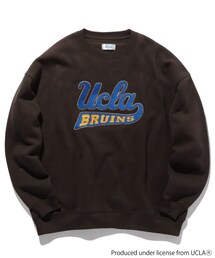 FREAK'S STORE（フリークスストア）の「別注 ビッグシルエット サガラ刺繍デザイン カレッジロゴ クルーネックスウェット【WEB限定】（トップス）」