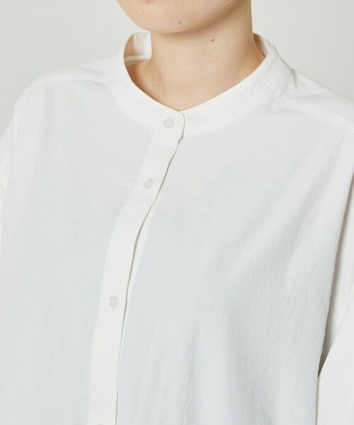 FREAK'S STORE（フリークスストア）の「マオカラーフレアシャツワンピース（ワンピース/ドレス・オフホワイト/ブラック/ピンク・FREE）」の21枚目の写真