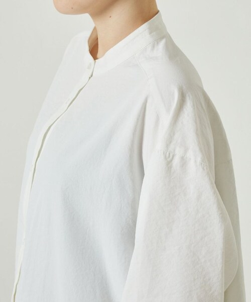 FREAK'S STORE（フリークスストア）の「マオカラーフレアシャツワンピース（ワンピース/ドレス・オフホワイト/ブラック/ピンク・FREE）」の22枚目の写真