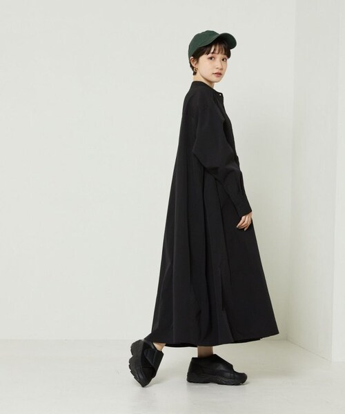 FREAK'S STORE（フリークスストア）の「マオカラーフレアシャツワンピース（ワンピース/ドレス・オフホワイト/ブラック/ピンク・FREE）」の8枚目の写真