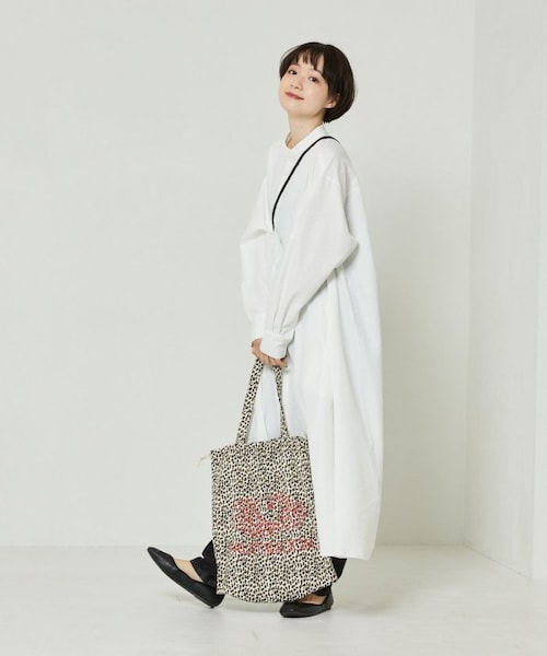 FREAK'S STORE（フリークスストア）の「マオカラーフレアシャツワンピース（ワンピース/ドレス・オフホワイト/ブラック/ピンク・FREE）」の15枚目の写真