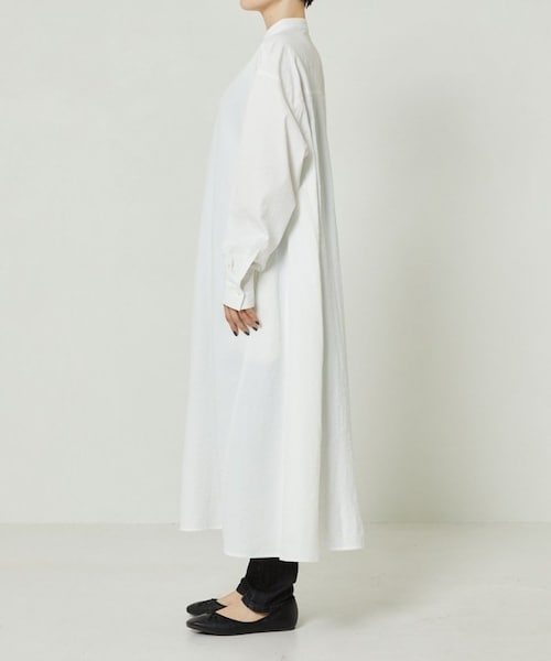 FREAK'S STORE（フリークスストア）の「マオカラーフレアシャツワンピース（ワンピース/ドレス・オフホワイト/ブラック/ピンク・FREE）」の19枚目の写真