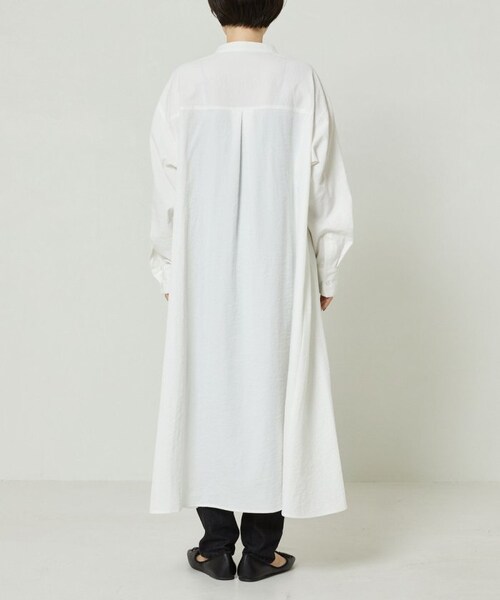 FREAK'S STORE（フリークスストア）の「マオカラーフレアシャツワンピース（ワンピース/ドレス・オフホワイト/ブラック/ピンク・FREE）」の20枚目の写真