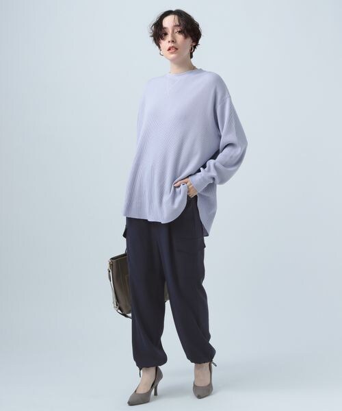 BAYFLOW(ベイフロー)の「カーゴパンツ(パンツ・レディース・アイボリー52/カーキ78/ネイビー88・2(S)/3(M))」の15枚目の写真