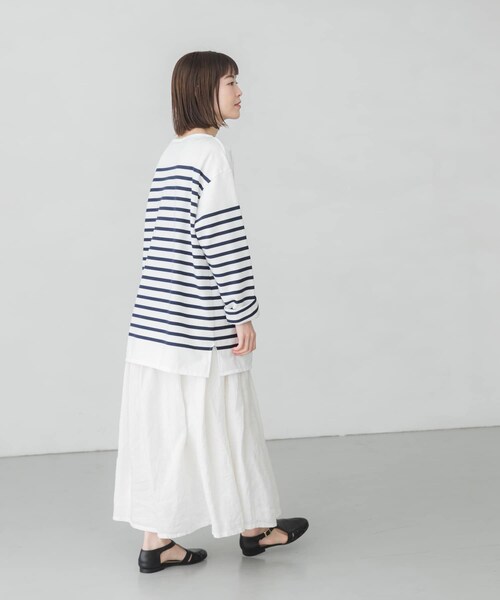 ORCIVAL（オーシバル）の「ORCIVAL BOAT NECK LONG-SLEEVE PULLOVER（その他・レディース・WHITEBLEU/WHTPIRATE・6）」の15枚目の写真