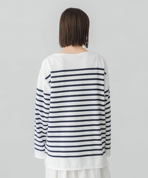 ORCIVAL（オーシバル）の「ORCIVAL BOAT NECK LONG-SLEEVE PULLOVER（その他・レディース・WHITEBLEU/WHTPIRATE・6）」の18枚目の写真
