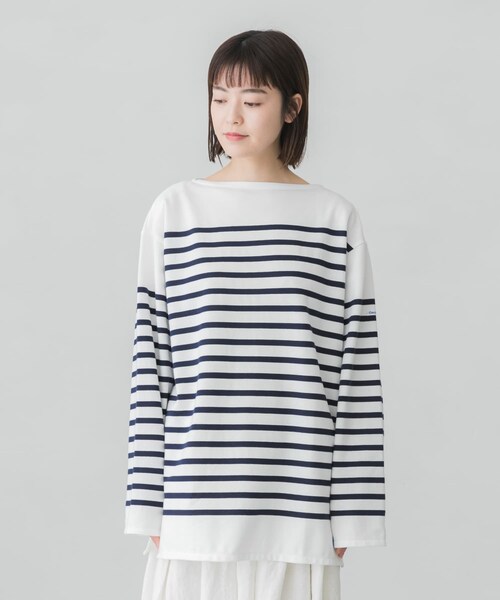 ORCIVAL（オーシバル）の「ORCIVAL BOAT NECK LONG-SLEEVE PULLOVER（その他・レディース・WHITEBLEU/WHTPIRATE・6）」の16枚目の写真