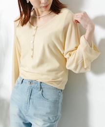 URBAN RESEARCH Sonny Label（アーバンリサーチサニーレーベル）の「ヘンリーネックシアニットプルオーバー（その他・レディース）」