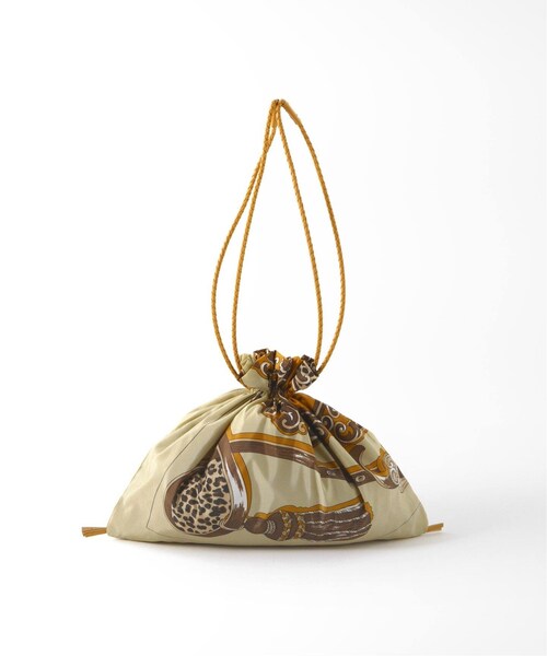 JOURNAL STANDARD relume（ジャーナルスタンダード　レリューム）の「別注キンチャクBAG SPECIAL：バッグ（バッグ・ベージュ/(027)/フリー/在庫あり）」の3枚目の写真