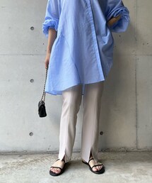 DouDou | スリットストレートパンツ(その他パンツ)