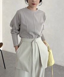 CAPRICIEUX LE'MAGE | ウエストマークリブプルオーバー(Tシャツ/カットソー)