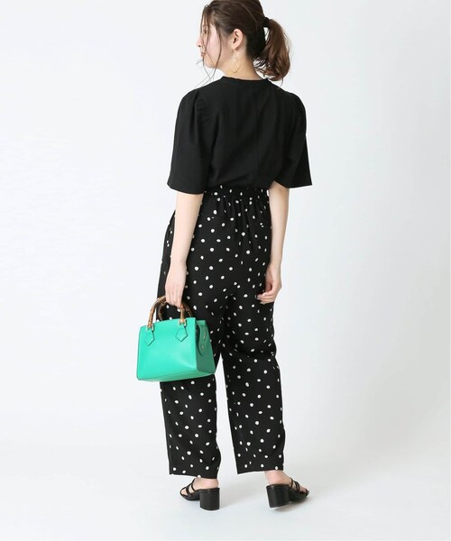 B.C STOCK(ベーセーストック)の「《予約》バンブーハンドルバッグ◆(バッグ・ブラック/(001)/フリー/在庫あり)」の12枚目の写真