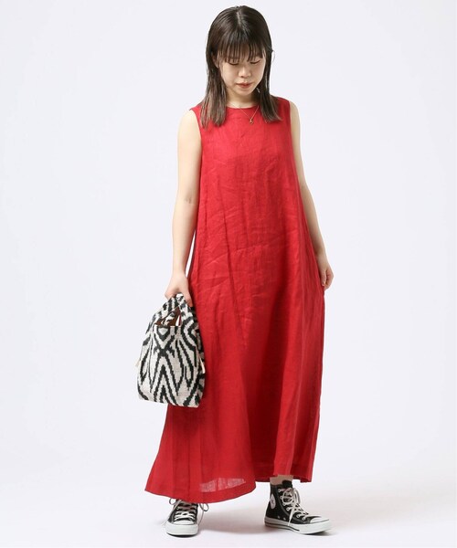 ジョイントワークス　リネンワンピース JOINT WORKS（ジョイントワークス）の「リネンコットンノースリ