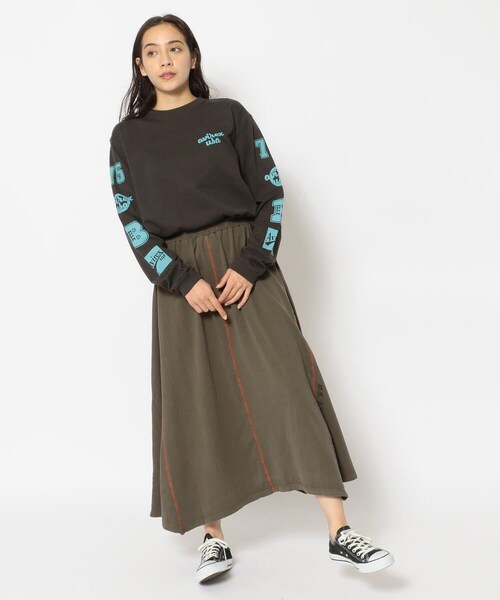 AVIREX(アヴィレックス)の「FADE WASH SKIRT/ フェイドウォッシュスカート(スカート・OFF/WHITE/OLIVE・F)」の8枚目の写真