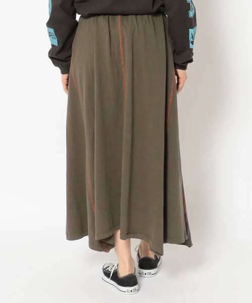 AVIREX(アヴィレックス)の「FADE WASH SKIRT/ フェイドウォッシュスカート(スカート・OFF/WHITE/OLIVE・F)」の3枚目の写真