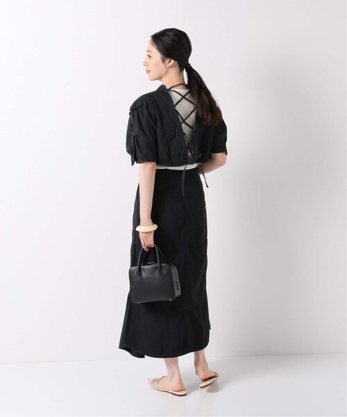 IENA(イエナ)の「【PHOTOCOPIEU/フォトコピュー】CROPPEDトップス(その他・ブラック/36)」の4枚目の写真