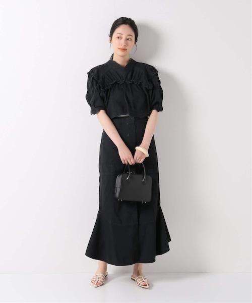 IENA(イエナ)の「【PHOTOCOPIEU/フォトコピュー】CROPPEDトップス(その他・ブラック/36)」の3枚目の写真