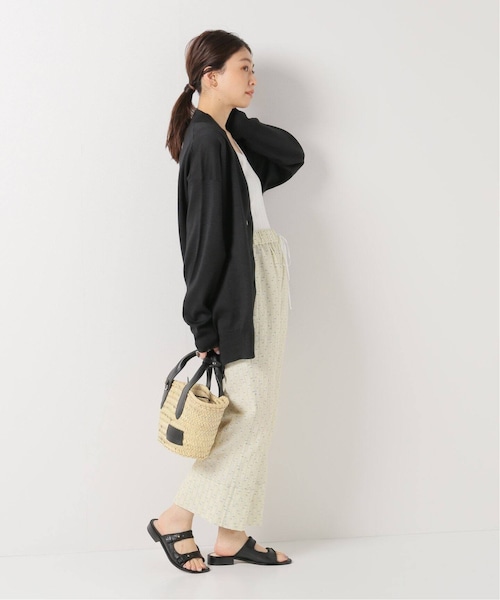 IENA（イエナ）の「ラミーストレッチ Vネックカーディガン