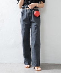 SHENERY | ブラックBIGデニムパンツ(デニムパンツ)