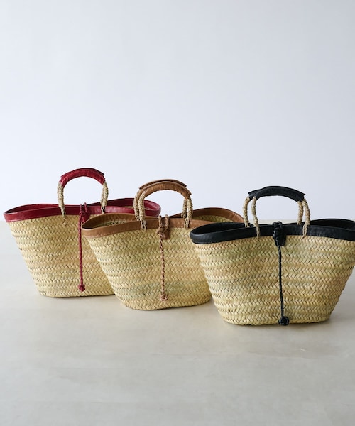 《予約》【fatima morocco】フチレザーロープバッグ