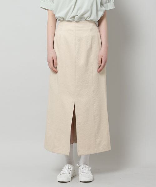 ALAND（エーランド）の「3.3Field Trip／ストレートマキシスカート（スカート・レディース・ブラック(19)/アイボリー(52)・FREE）」の13枚目の写真