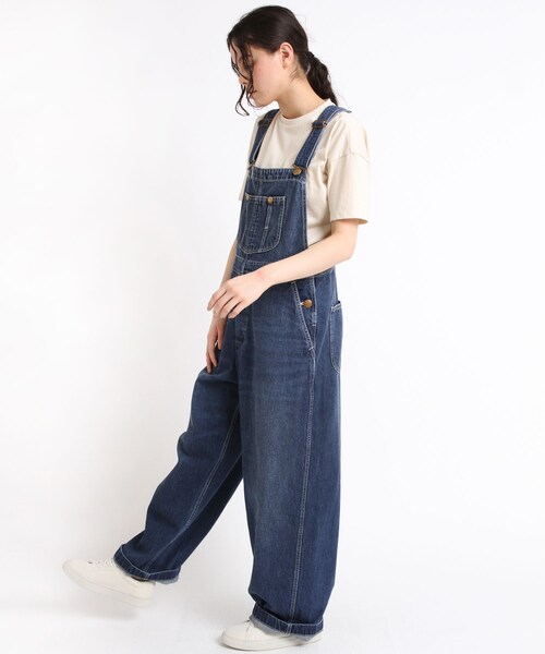 5月上旬納期】O0673 DENIMローバックオーバーオール【公式通販】