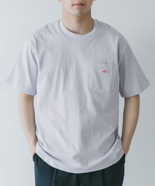 DANTON（ダントン）の「DANTON POCKET T-SHIRTS SHORT-SLEEVE（その他・メンズ・WHITE/IVORY/SAX BLUE/PALE GREEN/COAL GREY・40/42/44）」の9枚目の写真