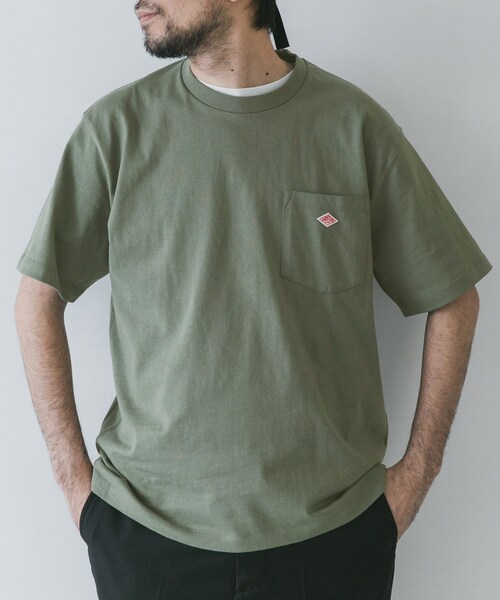 DANTON（ダントン）の「DANTON POCKET T-SHIRTS SHORT-SLEEVE（その他・メンズ・WHITE/IVORY/SAX BLUE/PALE GREEN/COAL GREY・40/42/44）」の11枚目の写真