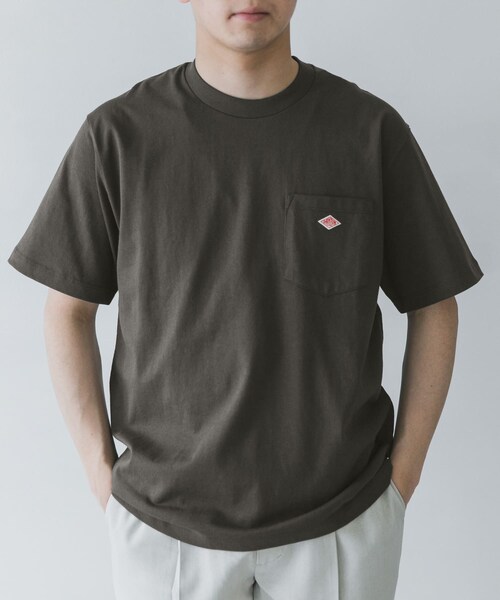 DANTON（ダントン）の「DANTON POCKET T-SHIRTS SHORT-SLEEVE（その他・メンズ・WHITE/IVORY/SAX BLUE/PALE GREEN/COAL GREY・40/42/44）」の12枚目の写真